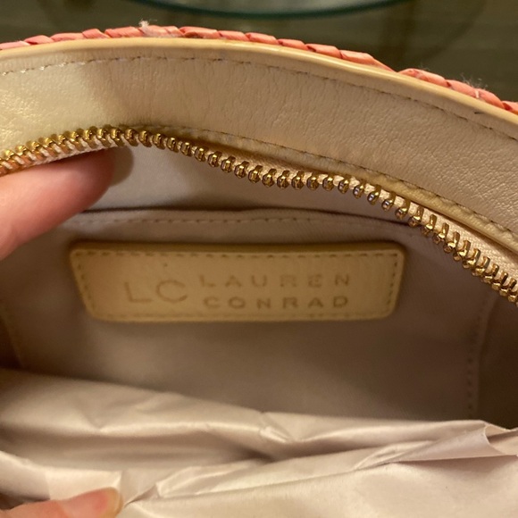 LC Lauren Conrad Pink and Gold Clutch - Picture 3 of 3